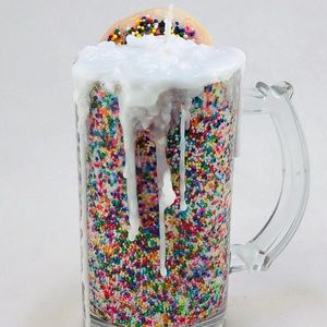 Sprinkle Milkshake Candle